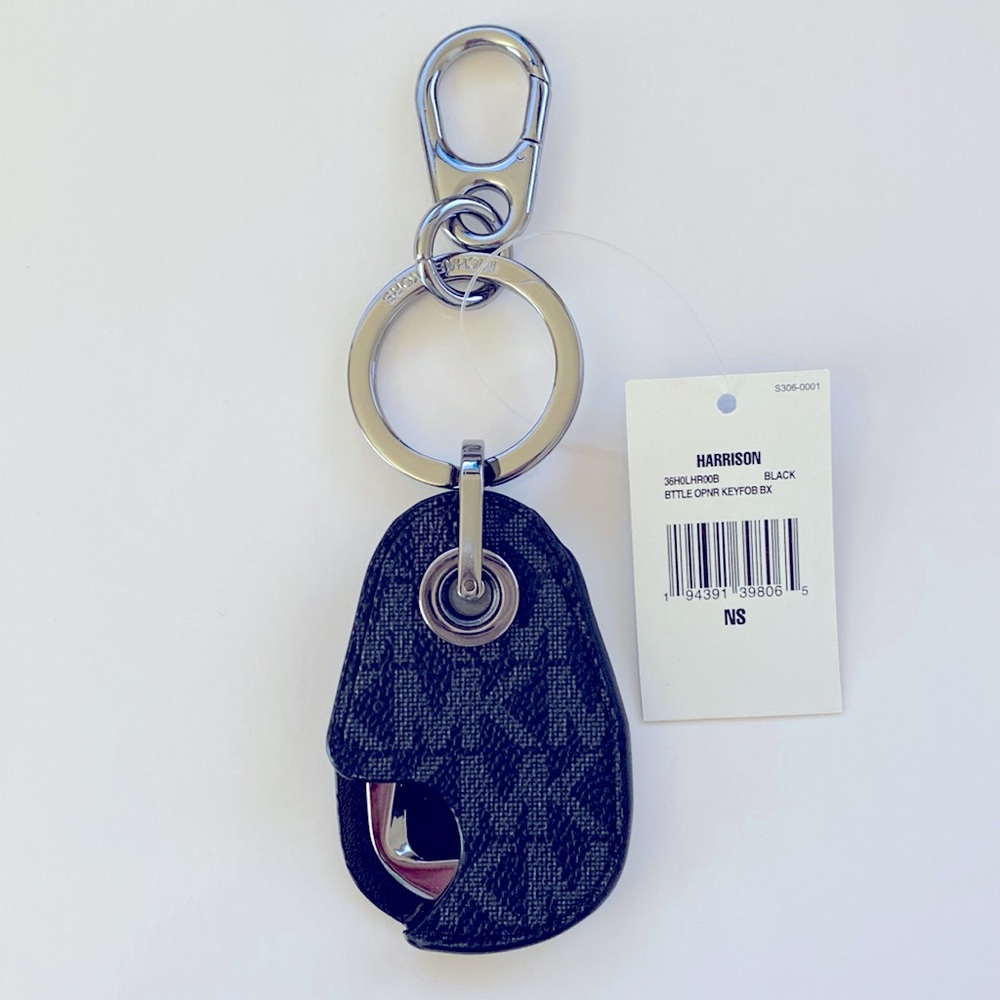 Michael Kors Men’s Harrison Bottle Opener Key Fob with Gift Box